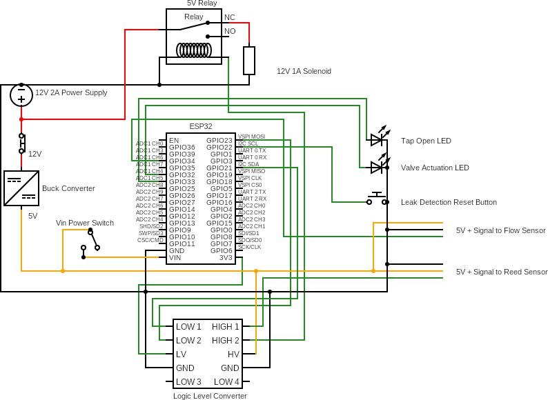 schematic diagram for Drippy circuitry